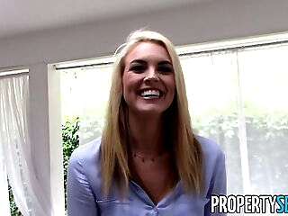 PropertySex - Tricking gorgeous real estate agent into homemade sex movie